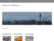 Tablet Screenshot of hoteles4c.com